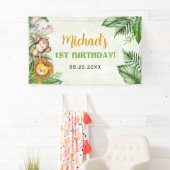Safari Wild One Birthday Spandoek (Insitu)