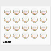 Safari Wild One Birthday Sticker Étiquettes (Feuille)