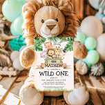 Safari Wild Une invitation d'anniversaire<br><div class="desc">Safari Wild Un Invitation Anniversaire. Correspondance d'éléments dans notre Boutique Cava Party Design</div>