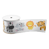 Safari wilde dieren op wit lint (Spoel)