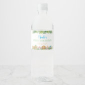 Safari Wilde Etiket op één dag waterflesje (Voorkant)