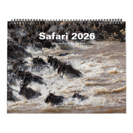Safari Wildlife 2026 Muurkalender (Big Five & Bey) Kalender
