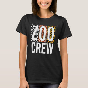 Safari Wildlife Animal Park Zoo Crew Zookeeper Cos T-shirt