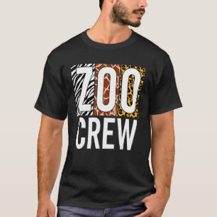 Safari Wildlife Animal Park Zoo Crew Zookeeper Cos T-shirt