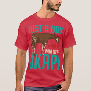 Safari Wildlife Boys African Animal Okapi T-shirt