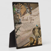 Safari Wildlife Merci Plaque (Côté)