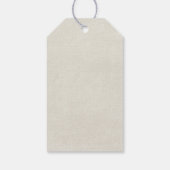 Safari Zebra Wild Exotisch Dier Dank u Cadeaulabel (Achterkant)