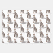 Safari Zoo Animaux Envelopper les feuilles de papi (Devant 2)