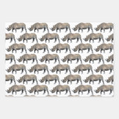 Safari Zoo Animaux Envelopper les feuilles de papi (Devant 3)