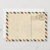 Safari Zoo Anniversaire Fête Invitation (Dos)