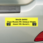 Safe Angels Bumpersticker (Op auto)