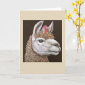 Safe Haven lama et la carte de finition (Fleur jaune)