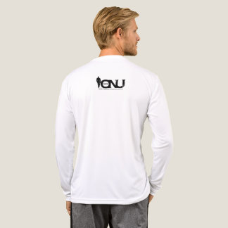 Safe IonU Gold Shield met zwarte Logo op de rug Tri-Blend Shirt