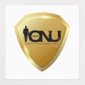 Safe-IonU Logo Shield-Stickers Labels (Design 1)