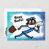 Safe Mail Carrier Briefkaart (Voorkant / Achterkant)