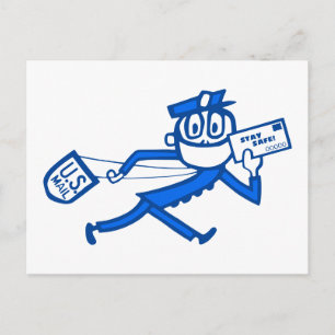 Safe Mail Carrier Briefkaart