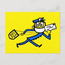 Safe Mail Carrier Briefkaart