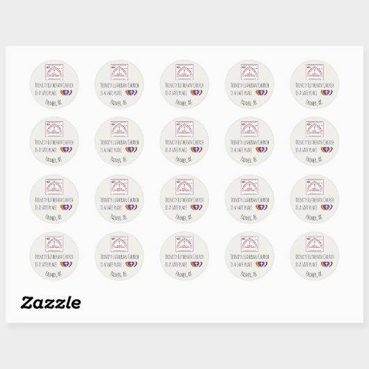 Safe Place Sticker Set  (Feuille)