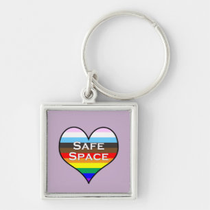 Safe Space Heart Sleutelhanger