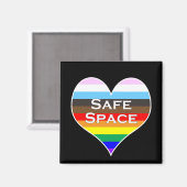 Safe Space Magnet Magneet (Voorkant / Achterkant)