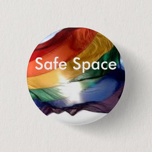 Safe Space Pin Ronde Button 3,2 Cm (Voorkant)