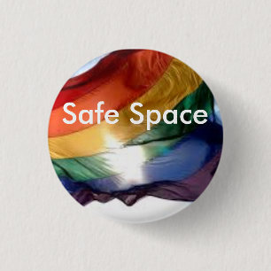 Safe Space Pin Ronde Button 3,2 Cm