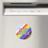 Safe Space Pride koelkastmagneet Magneet (Insitu (Vaatwasser))