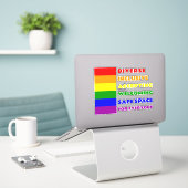 Safe Space Sticker LGBTQ+ sticker (Laptop op bureau)