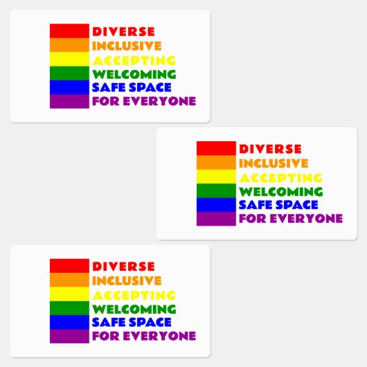 Safe Space Sticker LGBTQ+ sticker (Groep)