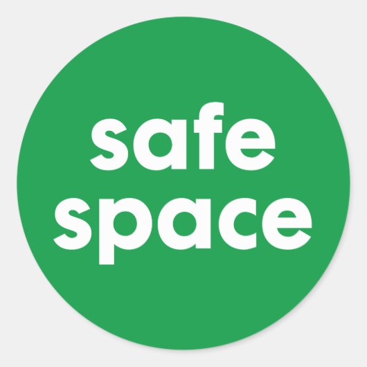 Safe Space Stickers (Voorkant)