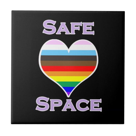 Safe Space Tegel Tegeltje (Voorkant)