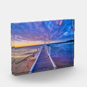 Safety Beach Jetty Sunset Fotoblokken (Links)