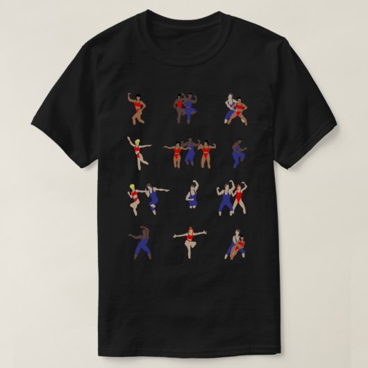 Safety Dance Aerobic 1988 T-shirt (Design voorkant)