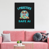 Safety First in AI: een creatief manifest Canvas Afdruk (Insitu (Woonkamer))