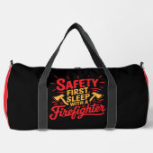 Safety First Sleep With A Firefighter Plunjezak (Voorkant)