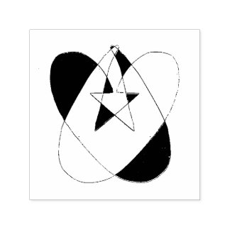 Safety Pin Heart Sigil Good Luck Zelfinktende Stempel