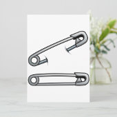 Safety Pins Invitations