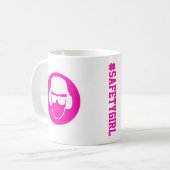#SafetyGirl-merkartikelen Koffiemok (Voorkant links)