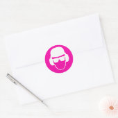 #SafetyGirl-merkartikelen Ronde Sticker (Envelop)
