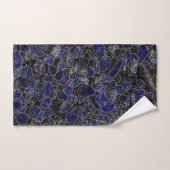 Saffier Blauwe Stenen met Glow Bad Handdoek (Handdoek)