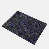 Saffier Blauwe Stenen met Glow Deurmat (Schuin)