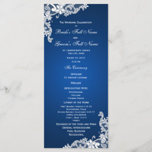 Saffier en Bloemen Wedding Programma