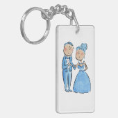 saffier Jubileum Sleutelhanger (Voorkant Links)