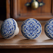 Saffier Lissabon Patroonkeramisch ontwerp Keramische Knop