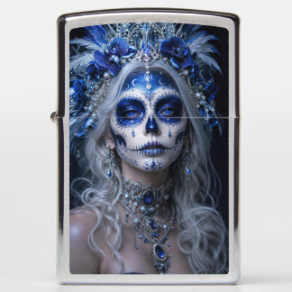 Saffier Maan Calavera – Blauwe Hemelse Dag van de