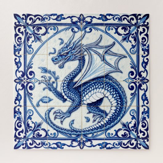 saffier maan draak puzzel (Verticaal)
