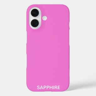 Saffier roze kleur naam iPhone 16 hoesje