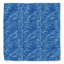 Saffier Schubbenpatroon Bandana