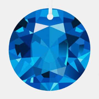 Saffier Sieraad Metalen Ornament
