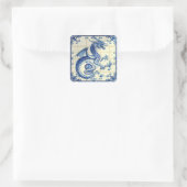 saffier slangen draak sticker (Tas)